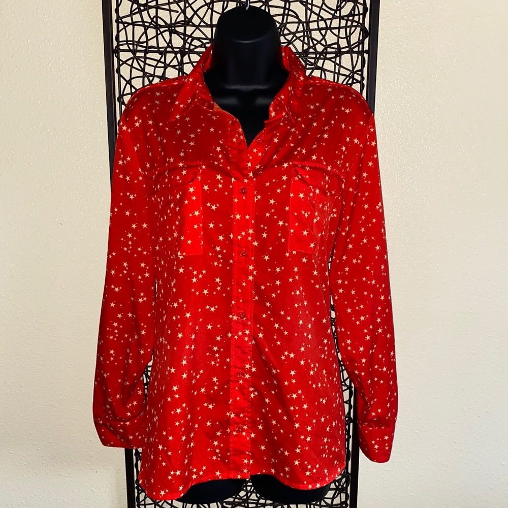 🔴 2/$25 S|A|L|E Banana Republic | Star Blouse